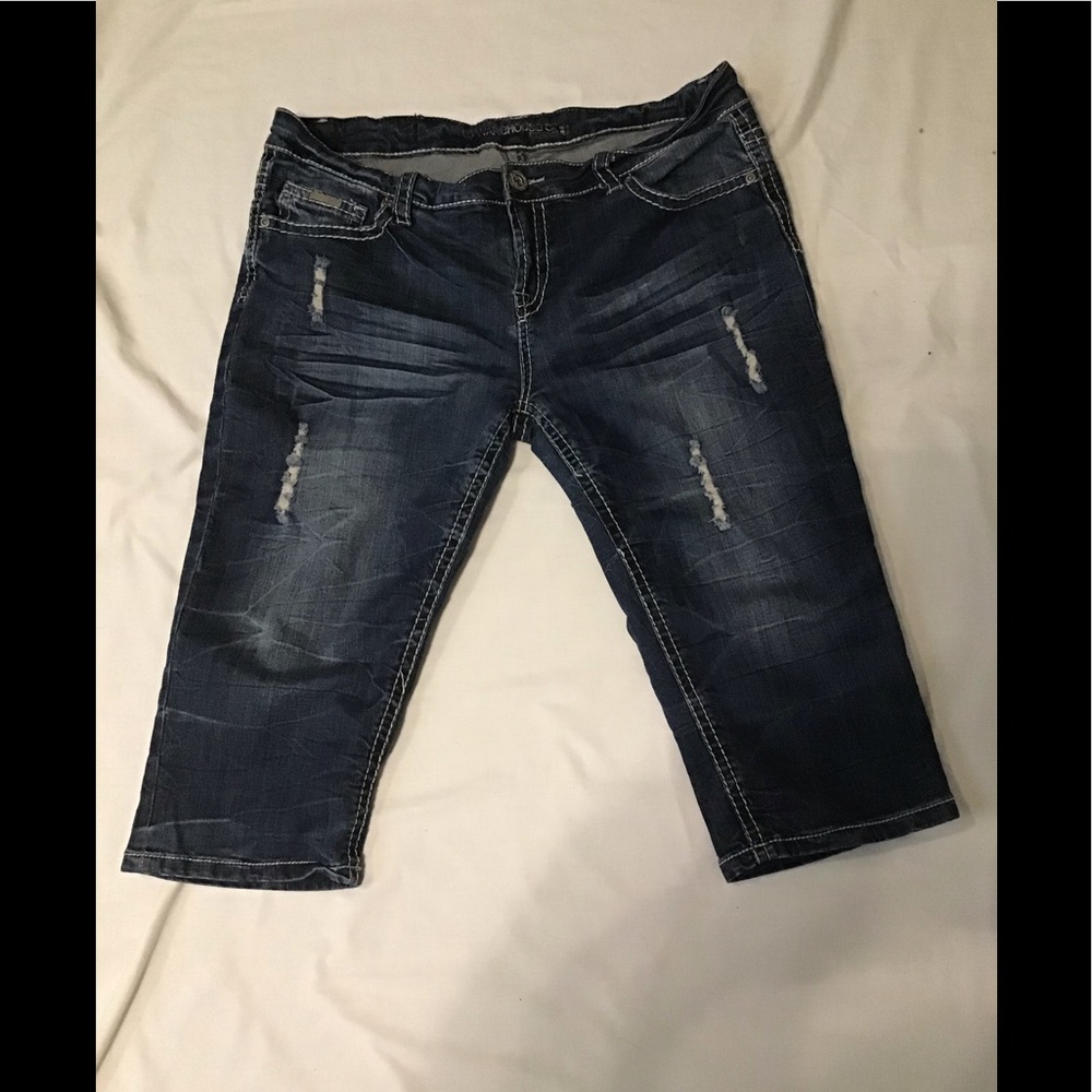Plus Size Warehouse One denim capris